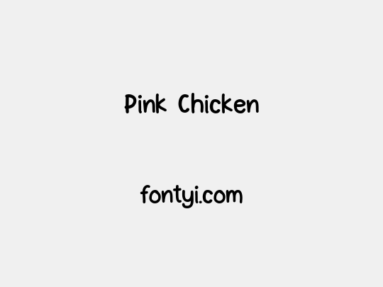 Pink Chicken