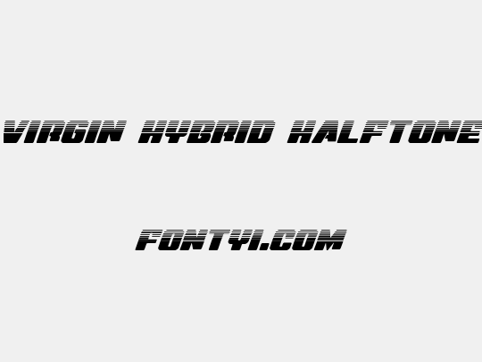 Virgin Hybrid Halftone
