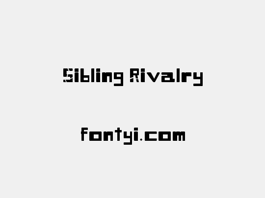 Sibling Rivalry