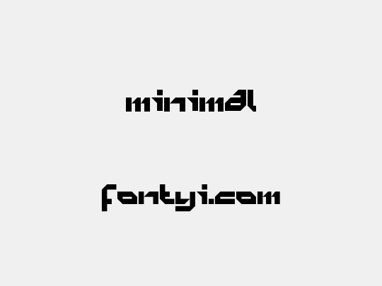minimal