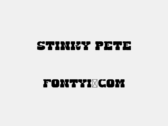 Stinky Pete