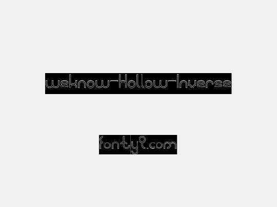 weknow-Hollow-Inverse