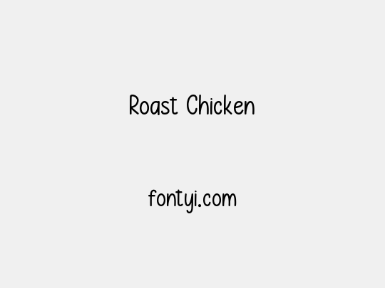 Roast Chicken