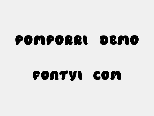 Pomporri Demo