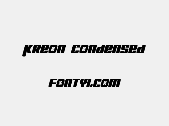 Kreon Condensed