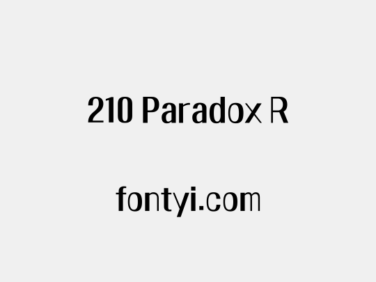 210 Paradox R