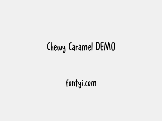 Chewy Caramel DEMO