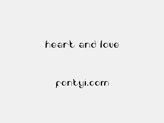 heart and love