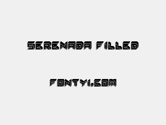 Serenada Filled