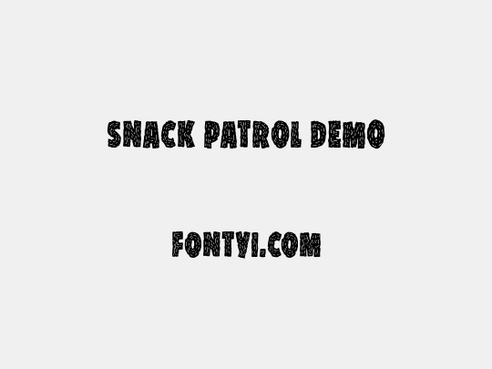 Snack Patrol DEMO