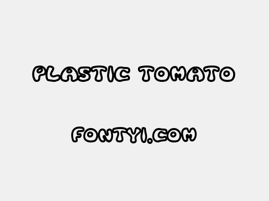 Plastic Tomato