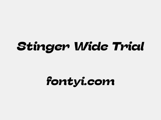 Stinger Wide Trial