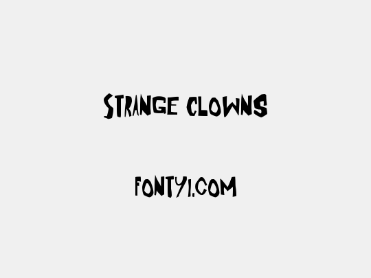 Strange Clowns