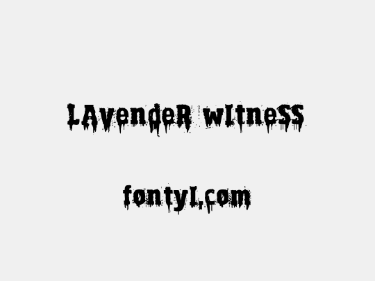 Lavender Witness