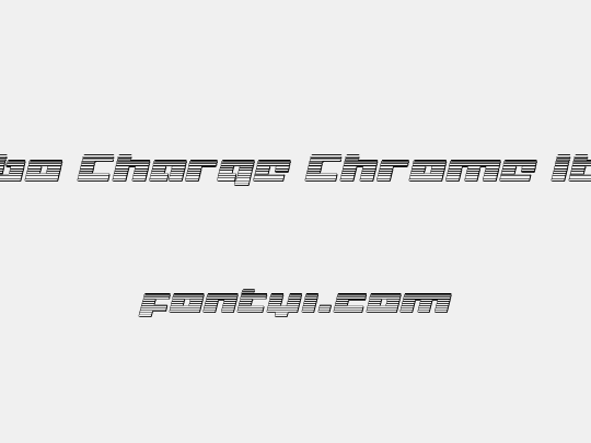 Turbo Charge Chrome Italic