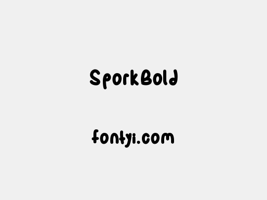 SporkBold