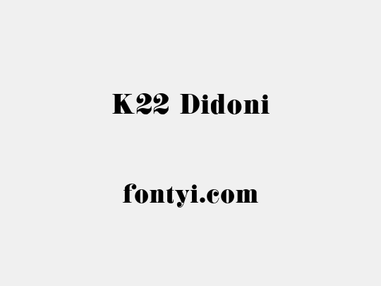 K22 Didoni