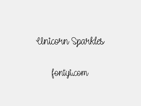 Unicorn Sparkles