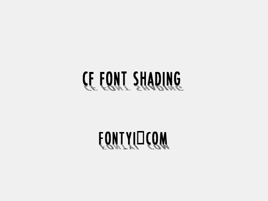 CF Font Shading 