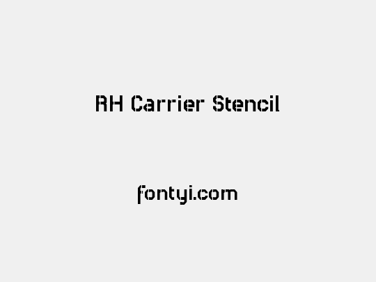 RH Carrier Stencil
