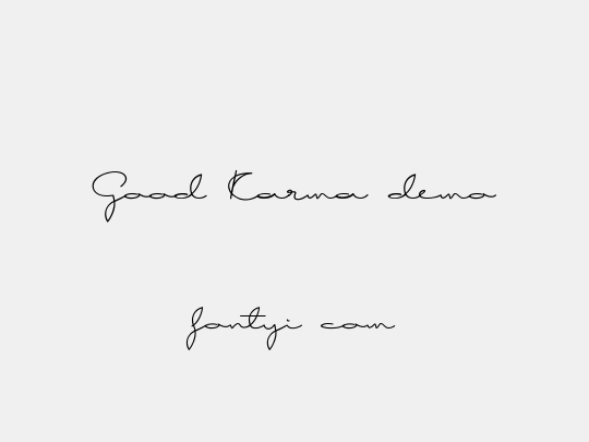 Good Karma demo