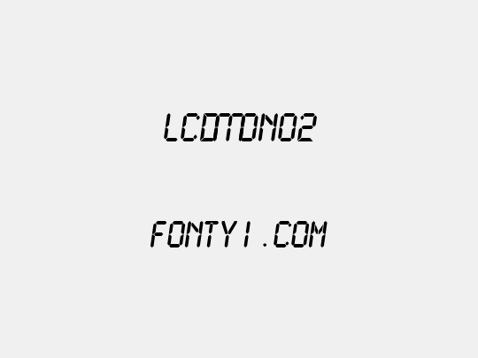 LCDMono2