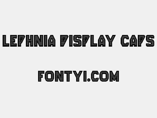 Lephnia Display Caps