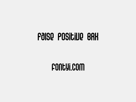 False Positive BRK