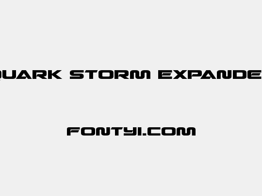 Quark Storm Expanded
