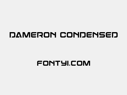 Dameron Condensed