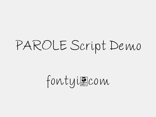 PAROLE Script Demo