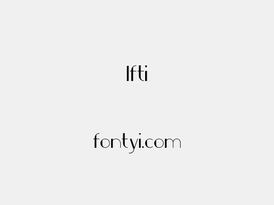 Ifti