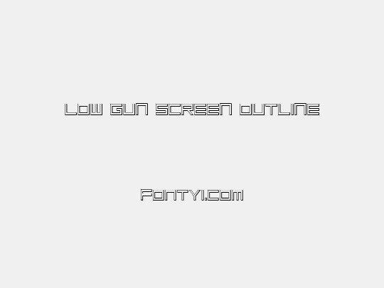 Low Gun Screen Outline
