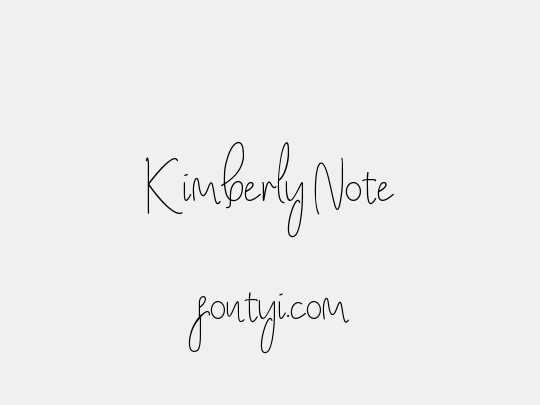 Kimberly Note