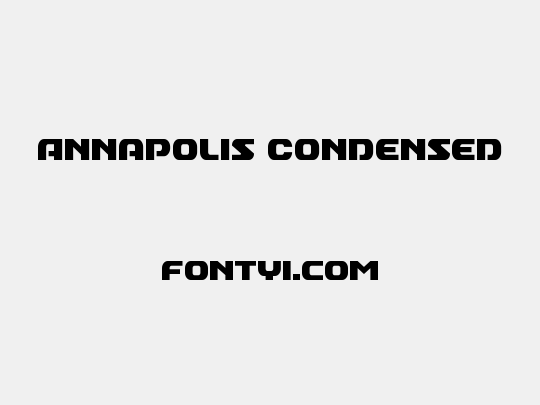 Annapolis Condensed