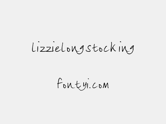 lizzielongstocking