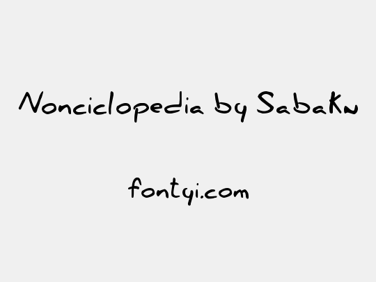 Nonciclopedia by Sabaku