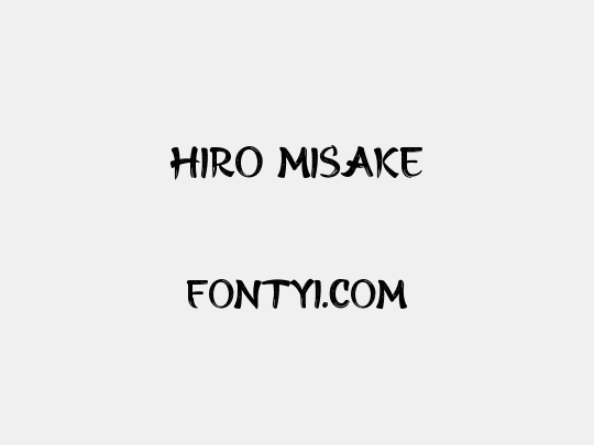 HIRO MISAKE