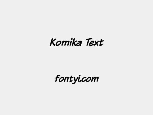 Komika Text