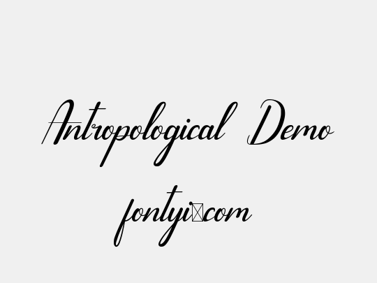 Antropological Demo