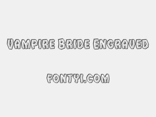 Vampire Bride Engraved