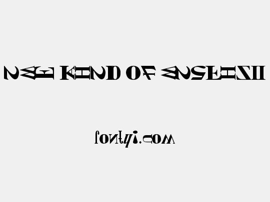 NEW KIND OF ENGLISH