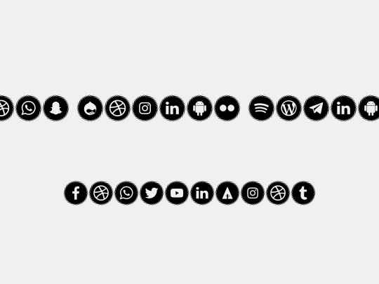 Icons Social Media 15