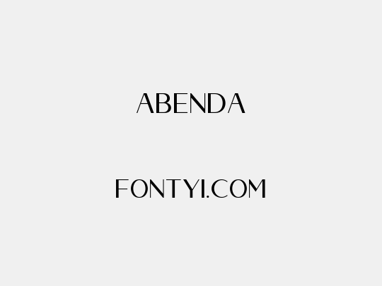 Abenda