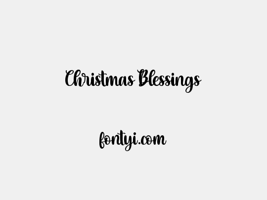 Christmas Blessings
