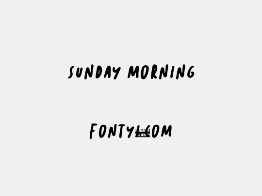 Sunday Morning