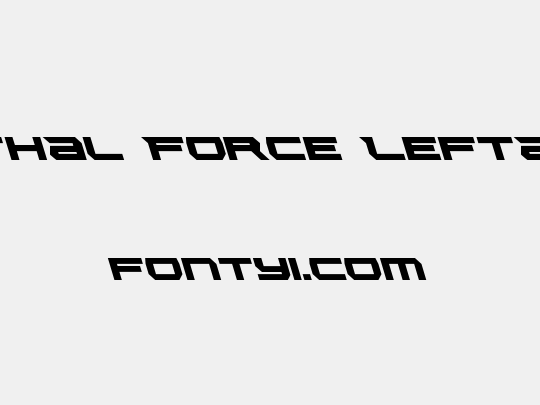 Lethal Force Leftalic