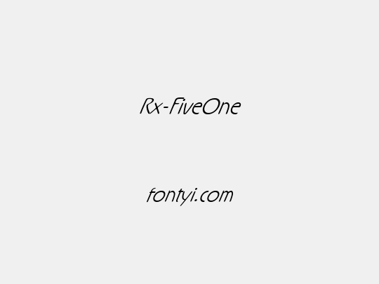 Rx-FiveOne