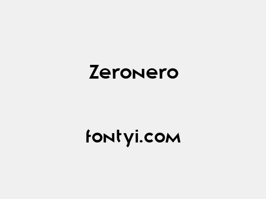 Zeronero