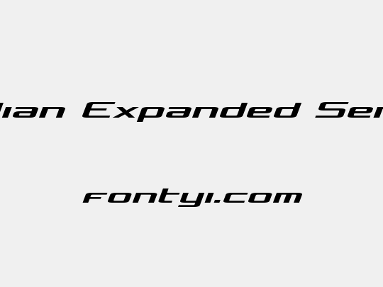 Concielian Expanded Semi-Italic